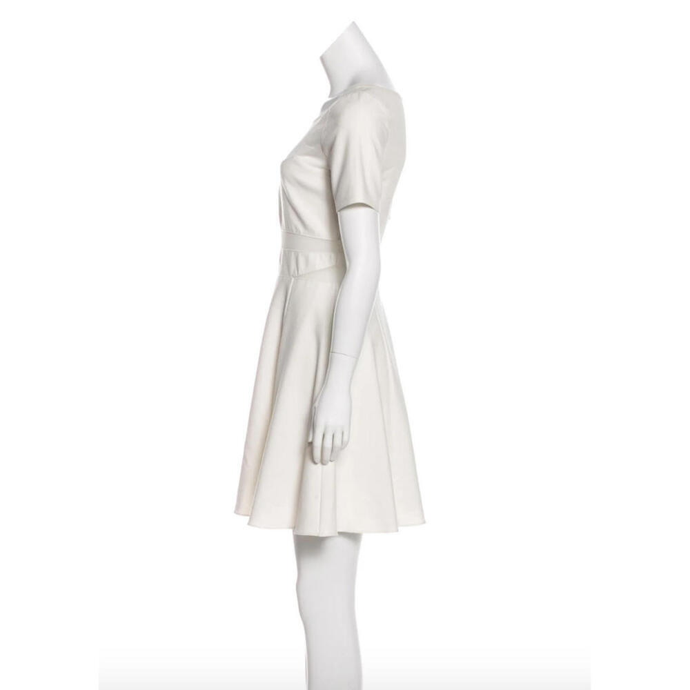Elizabeth & James White Selena Dress Small S US-2 Skater Ecru White - Picture 6 of 8